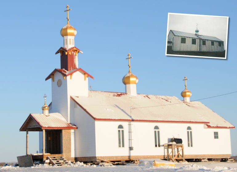 St. Sophia Before and After